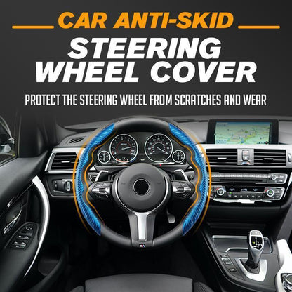 🚗 50% OFF NOW! 💥 Car Anti-Skid Steering Wheel Cover – Soft, breathable & non-slip – Perfect grip, comfortable driving – fits most wheels, easy to install ✨🛡️🔥
