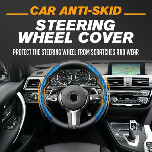 🚗 50% OFF NOW! 💥 Car Anti-Skid Steering Wheel Cover – Soft, breathable & non-slip – Perfect grip, comfortable driving – fits most wheels, easy to install ✨🛡️🔥