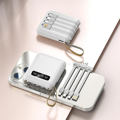 🔋 50% OFF NOW! ⚡ Mini Power Bank with Built-in Cables – Fast charging, compact & universal – Perfect for travel & daily on-the-go 📱