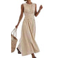 👗 50% OFF NOW! 🌊 Women Casual Striped Maxi Dress Sleeveless – Breezy fabric, flattering stripes & relaxed fit – Perfect for beach, vacation & summer strolls ☀️