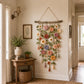 🌸 50% OFF NOW! 🧶 Crochet Flower Wall Hanging Decor – Handmade by artisans, intricate design & soft texture – Perfect for boho, rustic or cozy home décor 🌿