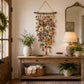 🌸 50% OFF NOW! 🧶 Crochet Flower Wall Hanging Decor – Handmade by artisans, intricate design & soft texture – Perfect for boho, rustic or cozy home décor 🌿