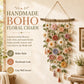 🌸 50% OFF NOW! 🧶 Crochet Flower Wall Hanging Decor – Handmade by artisans, intricate design & soft texture – Perfect for boho, rustic or cozy home décor 🌿