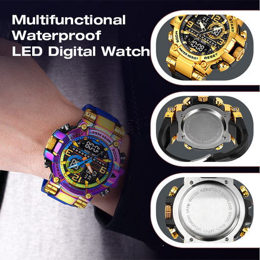 ⌚ 50% OFF NOW! ⏰ Multifunctional Waterproof LED Digital Watch – LED display, waterproof & multiple functions – Ideal for sports, travel & daily wear 💪
