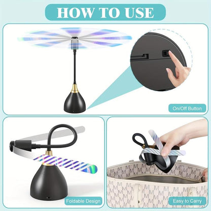 🌀 50% OFF NOW! 🦟 Smart Fly Repellent Fan – USB/battery, silent & portable – Bug‑free zone at home, camping or garden 🌿