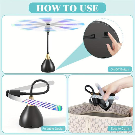 🌀 50% OFF NOW! 🦟 Smart Fly Repellent Fan – USB/battery, silent & portable – Bug‑free zone at home, camping or garden 🌿
