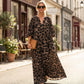 🐆 50% OFF NOW! 👗 Leopard Print Oversized Maxi Shirt Dress – Flowy fit, lightweight fabric & versatile style – Perfect for beach, brunch & casual days ☀️