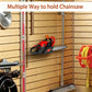 📢 BUY 2 GET 1 FREE! ⛓️ Heavy-Duty Wall Mount Chainsaw Hanger – Sturdy steel, easy mount & space-saving design – Organize your garage or workshop with ease 🔧