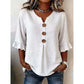 👚 50% OFF NOW! 🌸 Women's V-Neck Ruffle Sleeve Blouse – Flattering V-neck, elegant ruffle sleeves & lightweight fabric – Perfect for office, dates & casual outings ✨