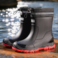👢 50% OFF NOW! 🌧️ Unisex Mid-Calf Waterproof Rain Boots – 100% waterproof, non-slip & easy to clean – Perfect for rainy days & outdoor adventures ☂️