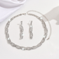 💎 50% OFF NOW! ✨ Sparkling Rhinestone Claw Chain Necklace & Earrings Set – Elegant design, brilliant shine & lightweight – Perfect for parties, weddings & daily glamour 🌟