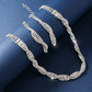 💎 50% OFF NOW! ✨ Sparkling Rhinestone Claw Chain Necklace & Earrings Set – Elegant design, brilliant shine & lightweight – Perfect for parties, weddings & daily glamour 🌟