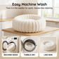🐾 50% OFF NOW! 🛏️ Ultra-Soft Round Calming Cat & Dog Bed – Plush comfort, calming design & machine washable – A cozy hug for your furry friend ✨