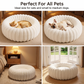 🐾 50% OFF NOW! 🛏️ Ultra-Soft Round Calming Cat & Dog Bed – Plush comfort, calming design & machine washable – A cozy hug for your furry friend ✨