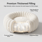 🐾 50% OFF NOW! 🛏️ Ultra-Soft Round Calming Cat & Dog Bed – Plush comfort, calming design & machine washable – A cozy hug for your furry friend ✨