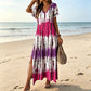 🌈 50% OFF NOW! 👗 Women’s Tie Dye V-Neck Maxi Dress – Breathable, relaxed fit & vibrant style – Perfect for summer days & beach getaways ☀️