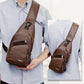 👜 50% OFF NOW! 🎁 Men's Multifunctional Leather Chest Bag – Premium leather, multiple compartments & adjustable strap – Perfect for travel & daily carry ✨
