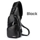 👜 50% OFF NOW! 🎁 Men's Multifunctional Leather Chest Bag – Premium leather, multiple compartments & adjustable strap – Perfect for travel & daily carry ✨