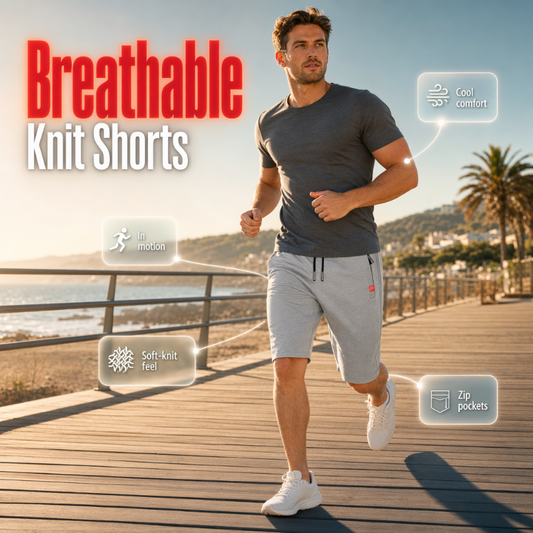 🩳 50% OFF NOW! 🏖️ Men's Casual Drawstring 3/4 Shorts – Breathable fabric, adjustable waist & relaxed fit – Perfect for summer, sports & lounging ☀️