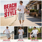 🩳 50% OFF NOW! 🏖️ Men's Casual Drawstring 3/4 Shorts – Breathable fabric, adjustable waist & relaxed fit – Perfect for summer, sports & lounging ☀️