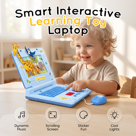 💻 50% OFF NOW! 🧸 Interactive Toy Laptop – Lights, sounds & educational games – Fosters creativity & motor skills through play 🎵