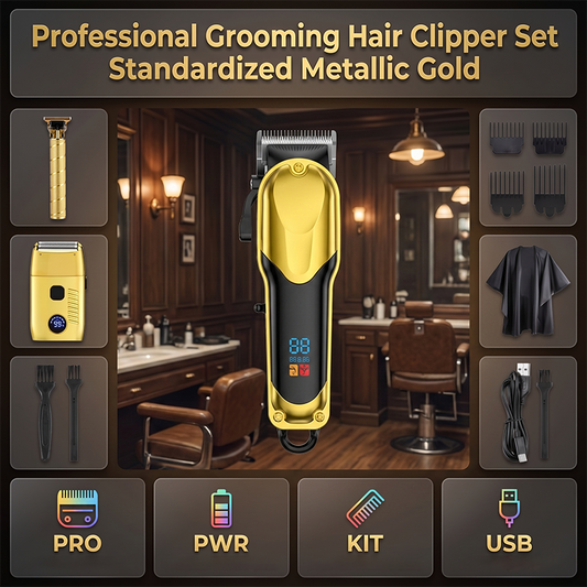 ✂️ 50% OFF NOW! ⚡ Professional Men's Electric Hair Clipper Set – Titanium blades, precise cutting & cordless – Perfect for home grooming & barber style 💈