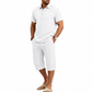 👕 50% OFF NOW! 🩳 Men's Summer Shirt & Crop Pants Set – Lightweight, breathable & beach-ready – Perfect for vacations & casual outings ☀️