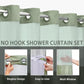 🚿 50% OFF NOW! 🛁 Waffle Pattern Shower Curtain – Waterproof, easy install & privacy protection – Adds texture & style to your bathroom ✨