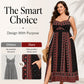🌸 50% OFF NOW! 👗 Women Plus Size Boho Spaghetti Strap Maxi Dress – Flowy fabric, flattering fit & boho style – Perfect for summer, beach & vacations ☀️