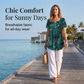 👚 50% OFF NOW! 🌞 Women's Casual V-Neck Top – Soft fabric, flattering fit & breathable – Perfect for summer days & effortless style ✨