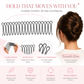 💇‍♀️ Save 50%! ✨ Invisible Hair Comb – Flexible, non-slip & secure hold 🌟