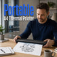 🖨️ 60% OFF NOW! 📄 Portable A4 Thermal Printer – Wireless, ink-free & compact – Perfect for office, study & travel ⚡
