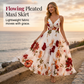 🌸 50% OFF NOW! 👗 Women's Printed Spaghetti Strap Maxi Dress – Flowy fabric, vibrant print & lightweight – Perfect for beach days & summer evenings ☀️