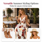 🌸 50% OFF NOW! 👗 Women's Printed Spaghetti Strap Maxi Dress – Flowy fabric, vibrant print & lightweight – Perfect for beach days & summer evenings ☀️