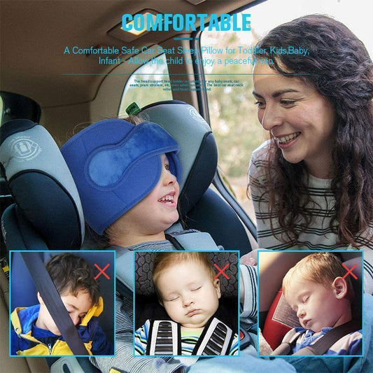 🚗 50% OFF NOW! 😴 Car Sleeping Head Support Band – Adjustable, soft & supportive – Prevents head drop for comfortable naps on the go 🛌