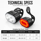 🚴 50% OFF NOW! 💡 USB Rechargeable Bike Light Set – Bright LEDs, USB rechargeable & easy mount – Perfect for night rides & urban commuting 🚦
