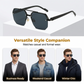 🕶️ 50% OFF NOW! ✨ Men's Stylish Geometric Polygon Sunglasses – Modern geometric design, UV protection & lightweight – Perfect for a bold, everyday look ☀️