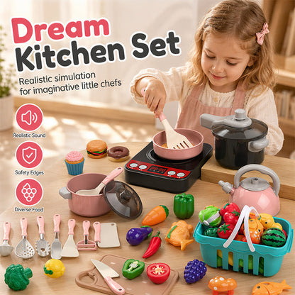 🍳 Save 50%! 🏕️ Kids' Toy Kitchen – Camping adventures & pretend cooking fun ✨