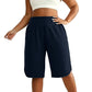 🩳 50% OFF NOW! 🌸 Women's Casual Wide-Leg Knee-Length Shorts – Breathable fabric, relaxed fit & versatile – Perfect for summer days & easy styling ☀️