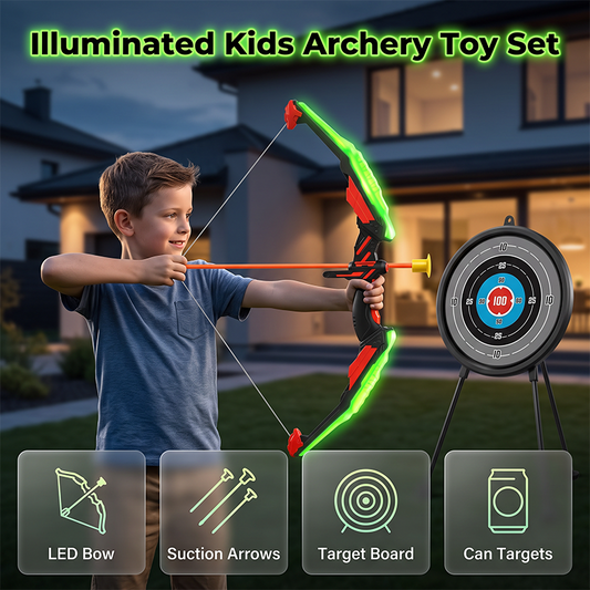 🏹 50% OFF NOW! 🎯 Kids Bow and Arrow Archery Toy Set – Safe design, easy grip & fun targets – Perfect for active play & coordination skills 🌟