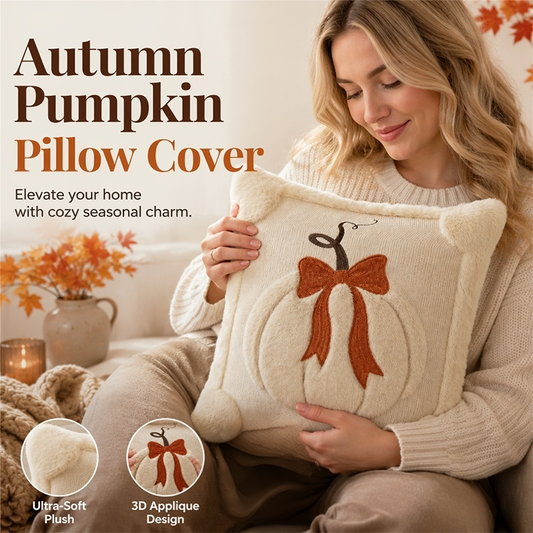 🎃 50% OFF NOW! 🛋️ Cozy Pumpkin Throw Pillow Cover – Soft fabric, autumn design & easy to clean – Perfect for seasonal decor & cozy vibes 🍂