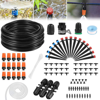 🌱 50% OFF NOW! 💧 Garden Automatic Micro Irrigation Tubing Kit – Water-saving, easy to install & adjustable – Perfect for plants, flower beds & greenhouses 🌿