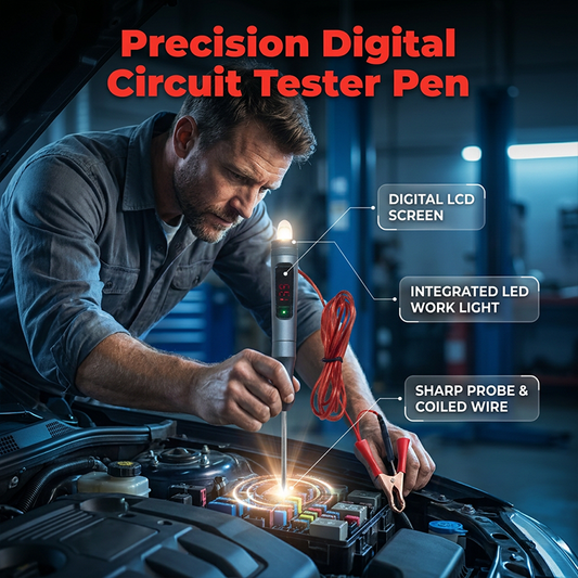 🔧 50% OFF NOW! ⚡ Digital Automotive Circuit Tester Pen – Precise voltage detection, clear display & safe – Ideal for car electrical diagnostics & repairs 🚗