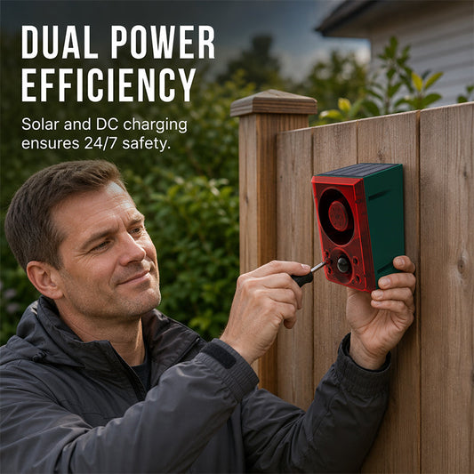 🚨 50% OFF NOW! ☀️ Solar Alarm Light Guard – Solar-powered, motion sensor & bright LED – Perfect for driveways, gardens & night safety 🔒