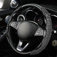 🚗 50% OFF NOW! 💎 Rhinestones Bling Steering Wheel Cover – Sparkling design, soft grip & easy fit – Add glamour & comfort to every drive ✨
