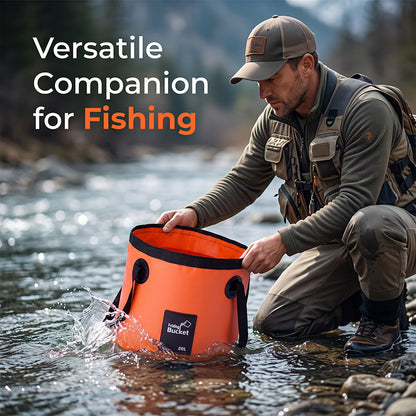🪣 BUY 2 GET 1 FREE! 🏕️ Portable Folding Bucket – Collapsible, lightweight & multi-purpose – Perfect for camping, fishing & outdoor water needs 💧