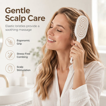💇‍♀️ 50% OFF NOW! 🪥 Women's Detachable Self-Cleaning Vented Hairbrush – Self-cleaning design, vented for fast drying – Detachable & gentle on all hair types ✨
