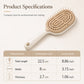 💇‍♀️ 50% OFF NOW! 🪥 Women's Detachable Self-Cleaning Vented Hairbrush – Self-cleaning design, vented for fast drying – Detachable & gentle on all hair types ✨