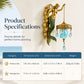 🧜‍♀️ 50% OFF NOW! 🏡 Antique Gold Coastal Mermaid Wall Light – Hand-painted, vintage sconce & weather-resistant – Perfect for indoor or covered outdoor spaces ✨