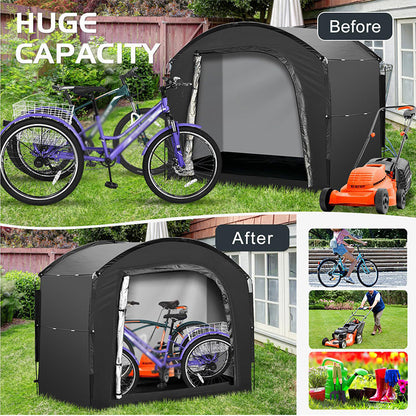 🚲 60% OFF NOW! 🏕️ Portable Bike Storage Shed – Weatherproof, spacious & tool-free assembly – Secure outdoor storage for bikes & gear 🔧